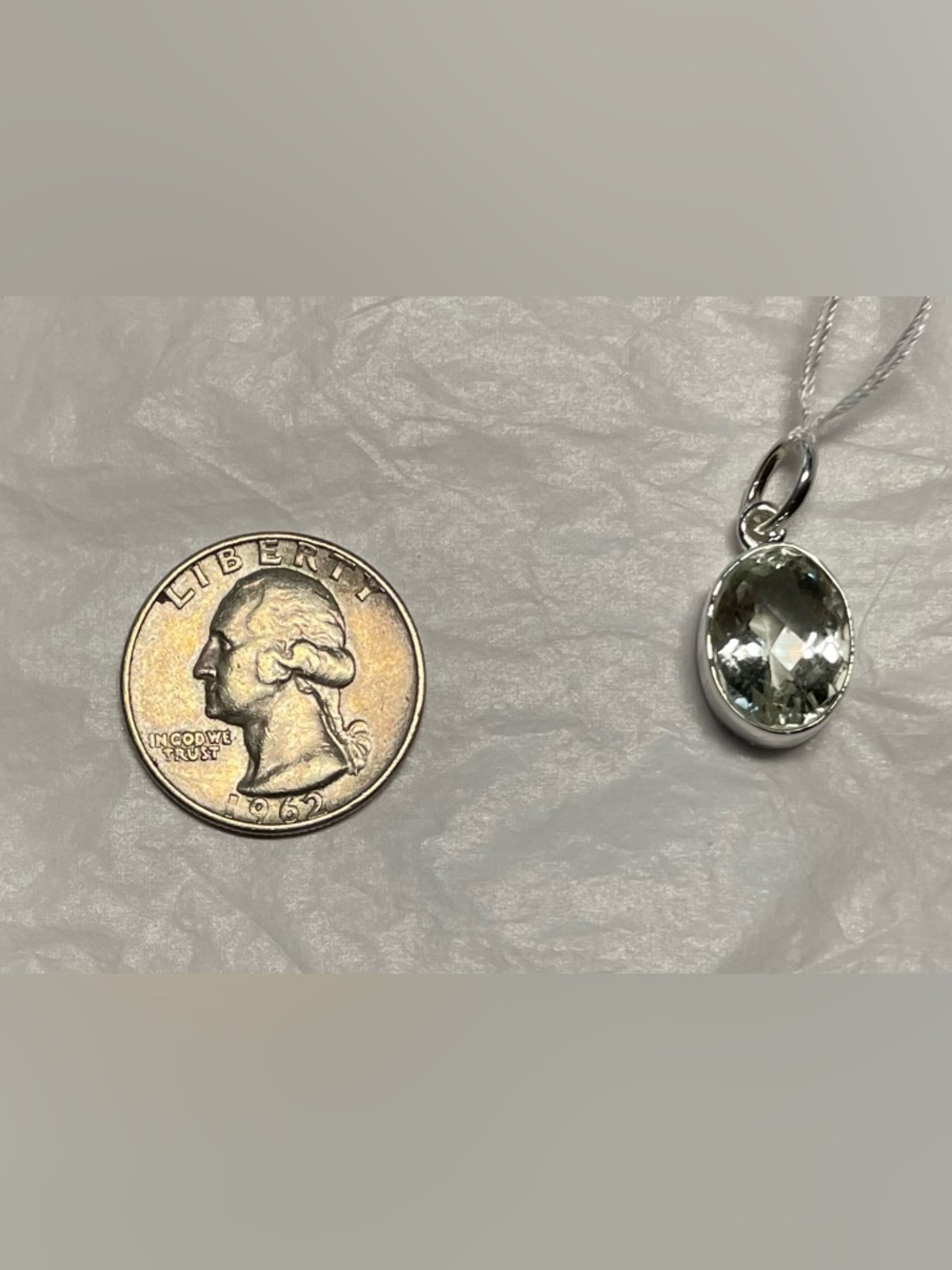Prasiolite pendant